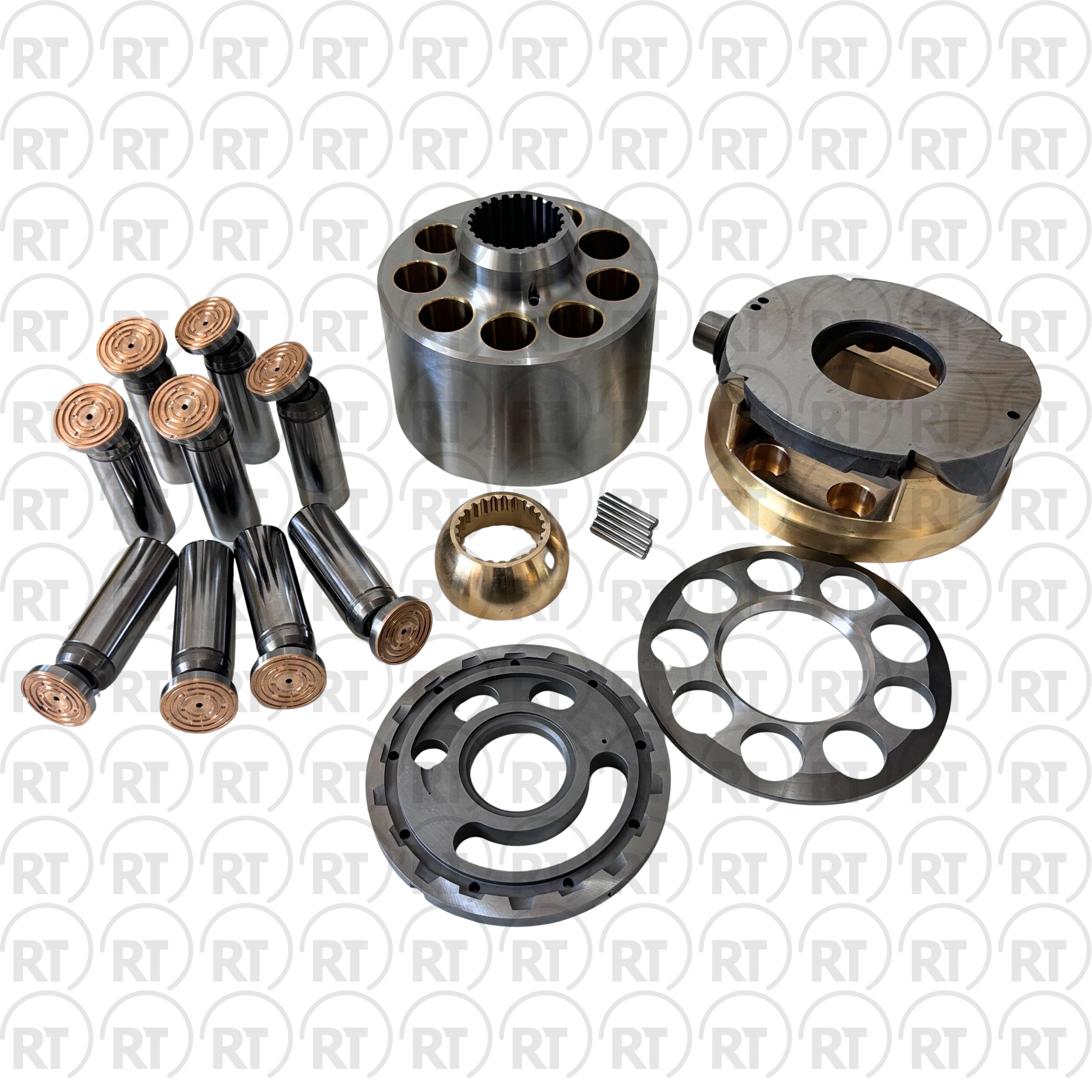 CONJUNTO ROTATIVO BOMBA HIDRÁULICA PC200-6 KOMATSU