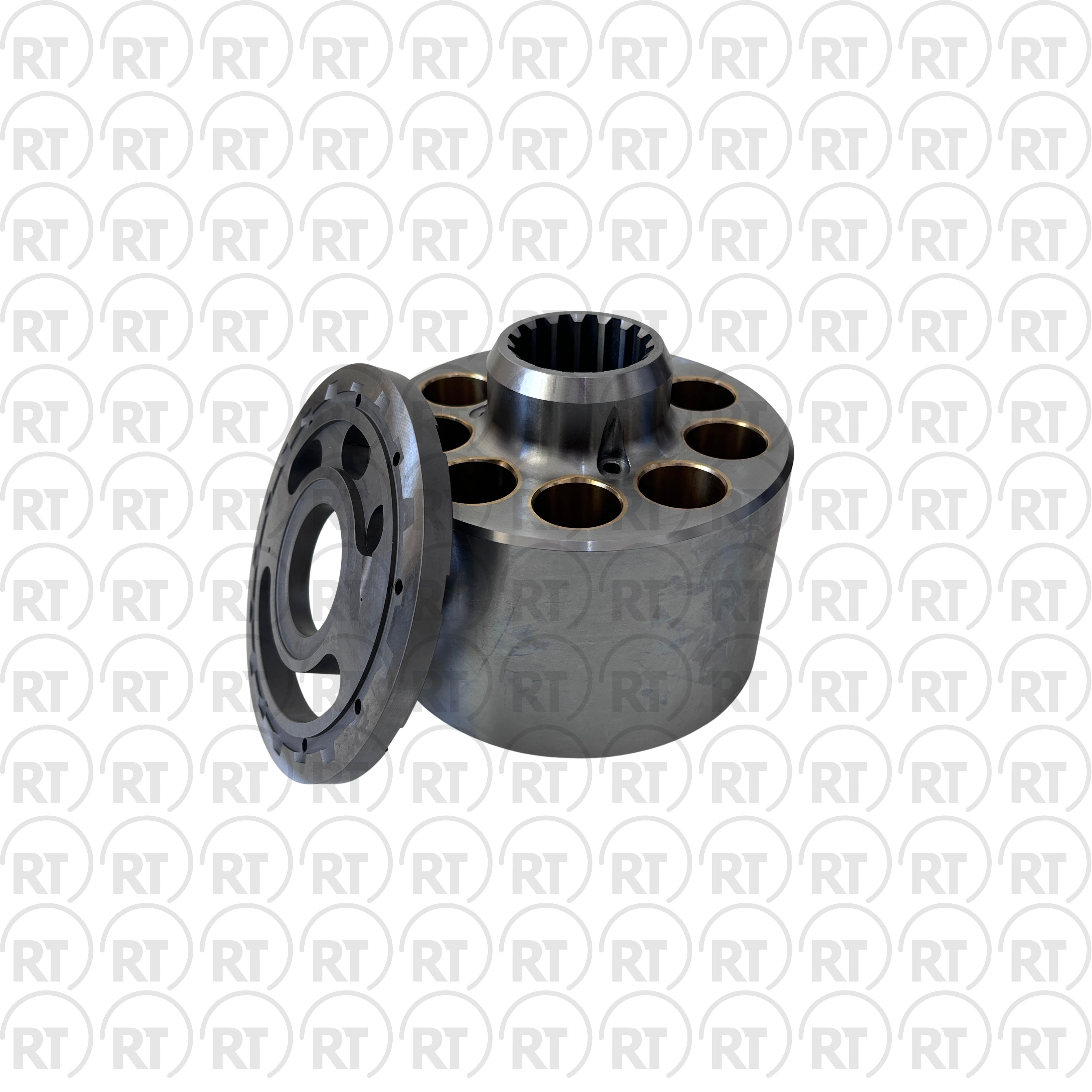 Bloco e Placa Esquerda PC350-8 Komatsu 708-2G-04262